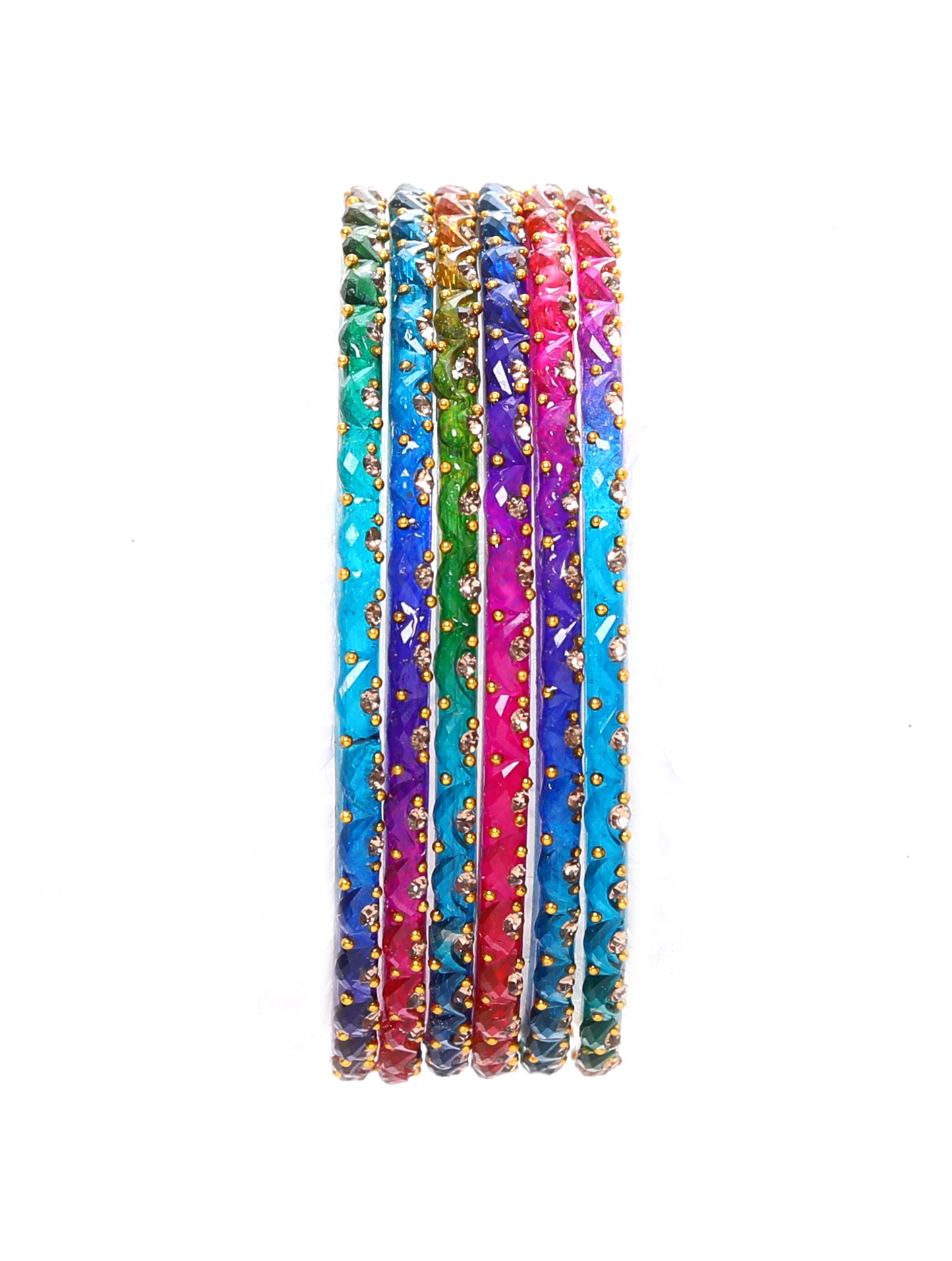 KOTTIAR CREATIONS Glass Bangles Set for Women - Pack of 12 | Traditional Indian Bangle Bracelets | Multi-Color Ethnic Jewelry | Handcrafted for Weddings, Festivals, & Gifts