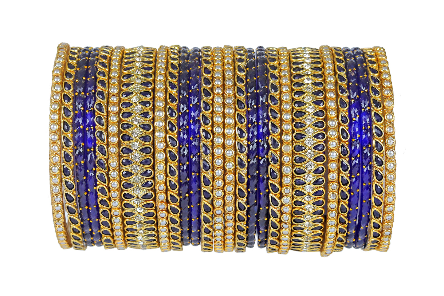 KOTTIAR CREATIONS ALL EYES ON YOUR HANDS Multicolor Traditional Glass Bangles Set- Pack Of 26 for Womens and Girls
