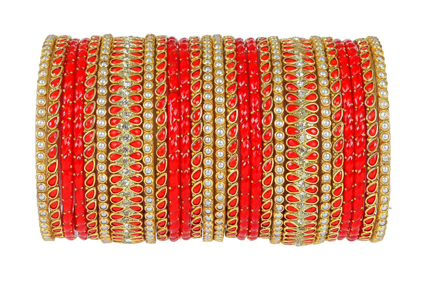 KOTTIAR CREATIONS ALL EYES ON YOUR HANDS Multicolor Traditional Glass Bangles Set- Pack Of 26 for Womens and Girls