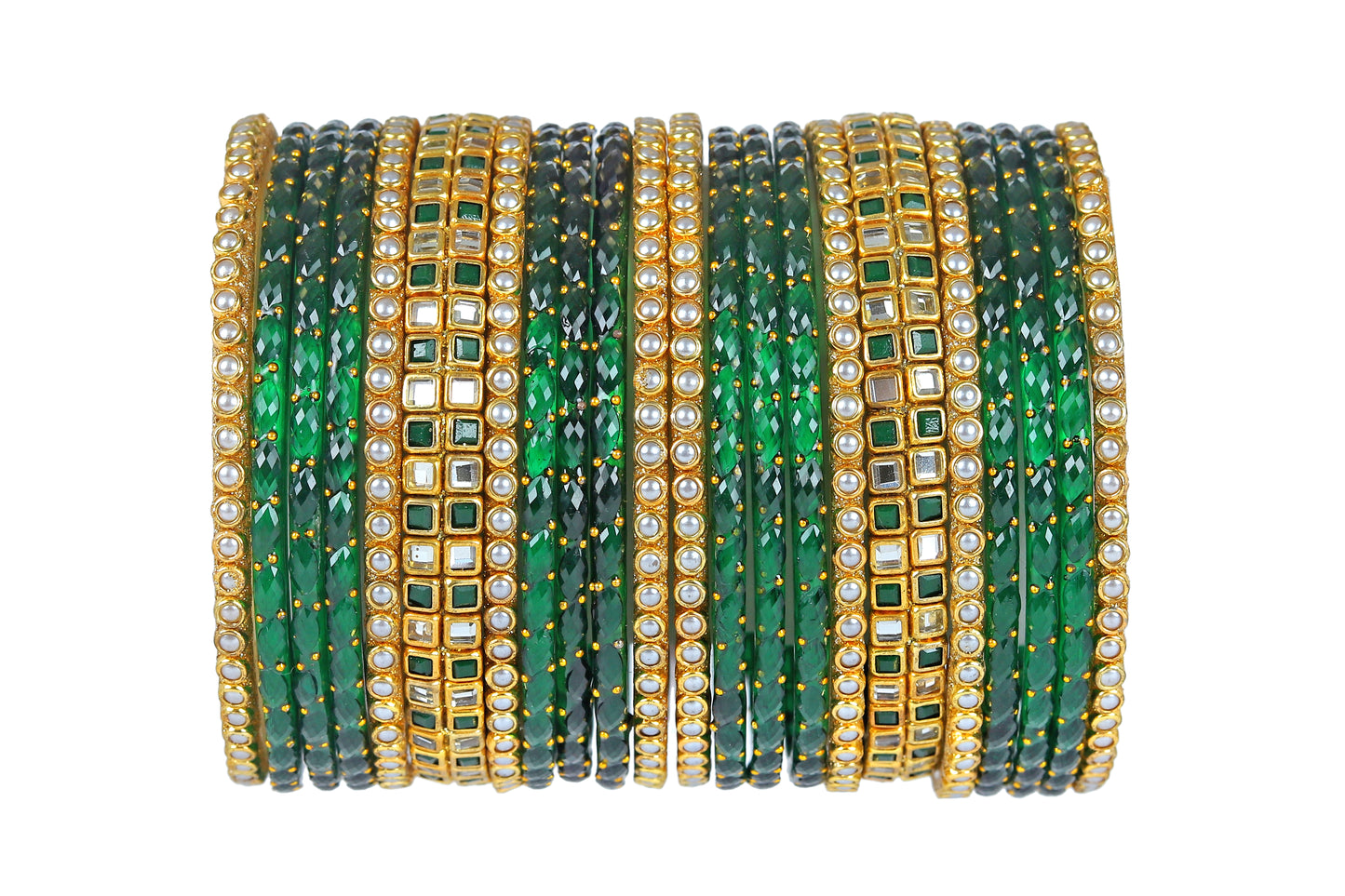 KOTTIAR CREATIONS ALL EYES ON YOUR HANDS Glass Bangles Set For Women & Girls | Glass Bangles | Traditional Bangles For Women- Pack of 22