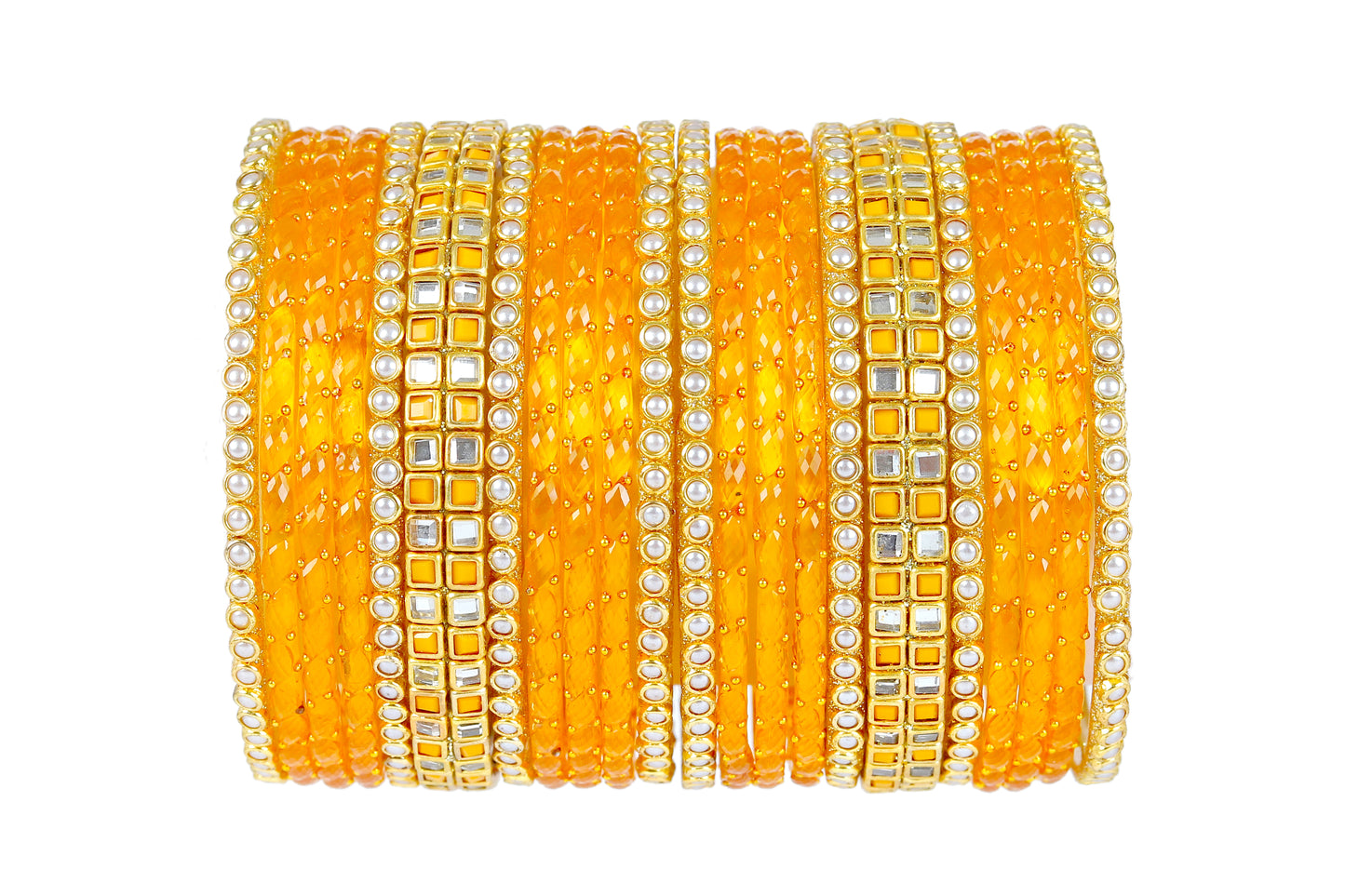 KOTTIAR CREATIONS ALL EYES ON YOUR HANDS Glass Bangles Set For Women & Girls | Glass Bangles | Traditional Bangles For Women- Pack of 22