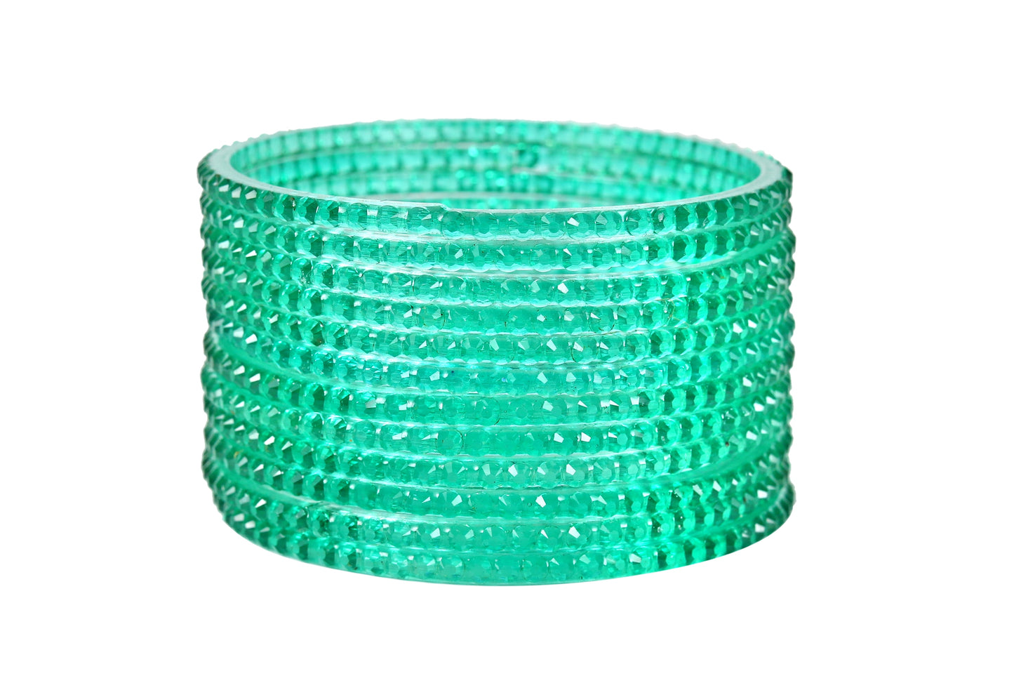 KOTTIAR CREATIONS ALL EYES ON YOUR HANDS Glass Bangle Set for Women – Perfect for Weddings, Festivals & Everyday Fashion (Pack of 12)