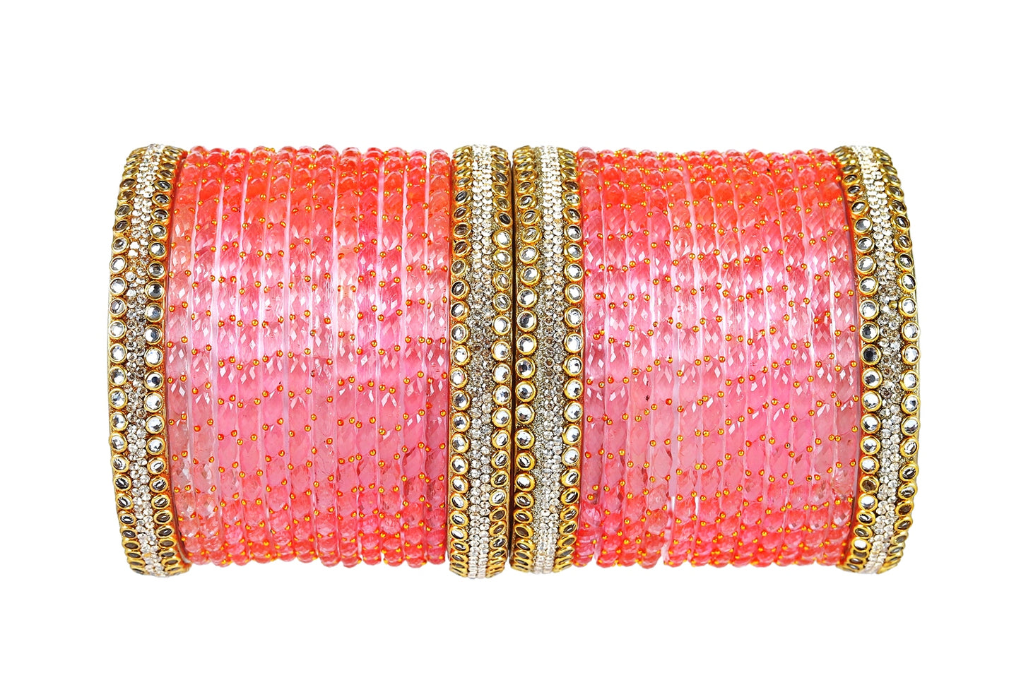 KOTTIAR CREATIONS ALL EYES ON YOUR HANDS Handcrafted Glass Bangle Set for Women – Bridal, Festival, & Party Wear – Traditional Indian Jewelry in Multiple Colors & Sizes (Pack of 28)