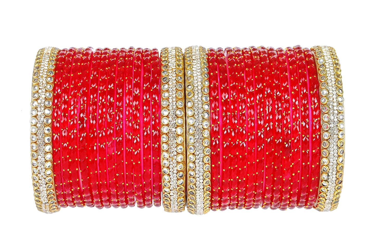 KOTTIAR CREATIONS ALL EYES ON YOUR HANDS Handcrafted Glass Bangle Set for Women – Bridal, Festival, & Party Wear – Traditional Indian Jewelry in Multiple Colors & Sizes (Pack of 28)