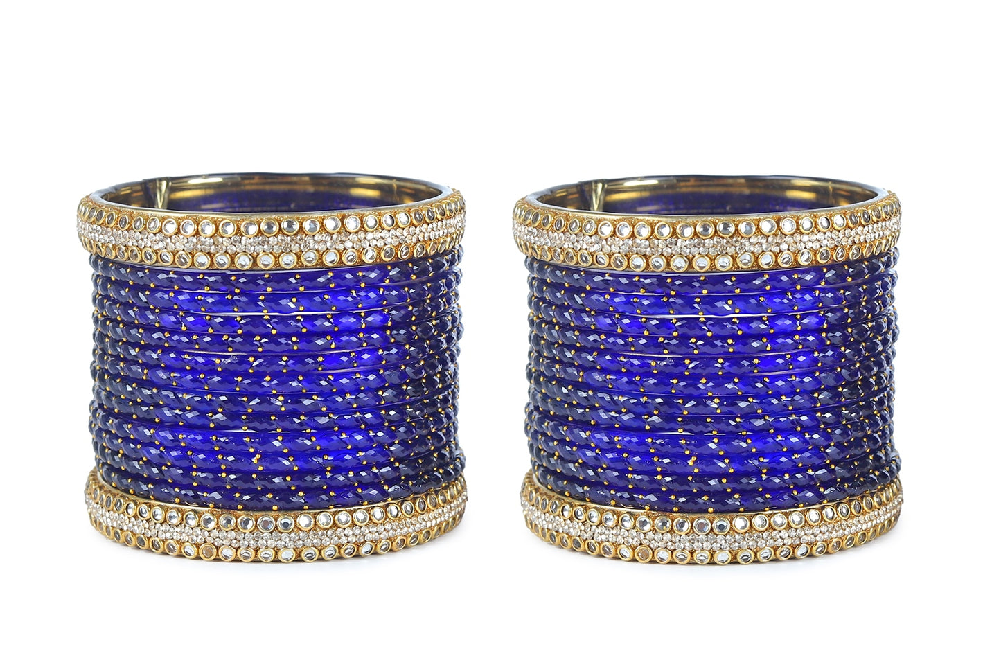KOTTIAR CREATIONS ALL EYES ON YOUR HANDS Handcrafted Glass Bangle Set for Women – Bridal, Festival, & Party Wear – Traditional Indian Jewelry in Multiple Colors & Sizes (Pack of 28)