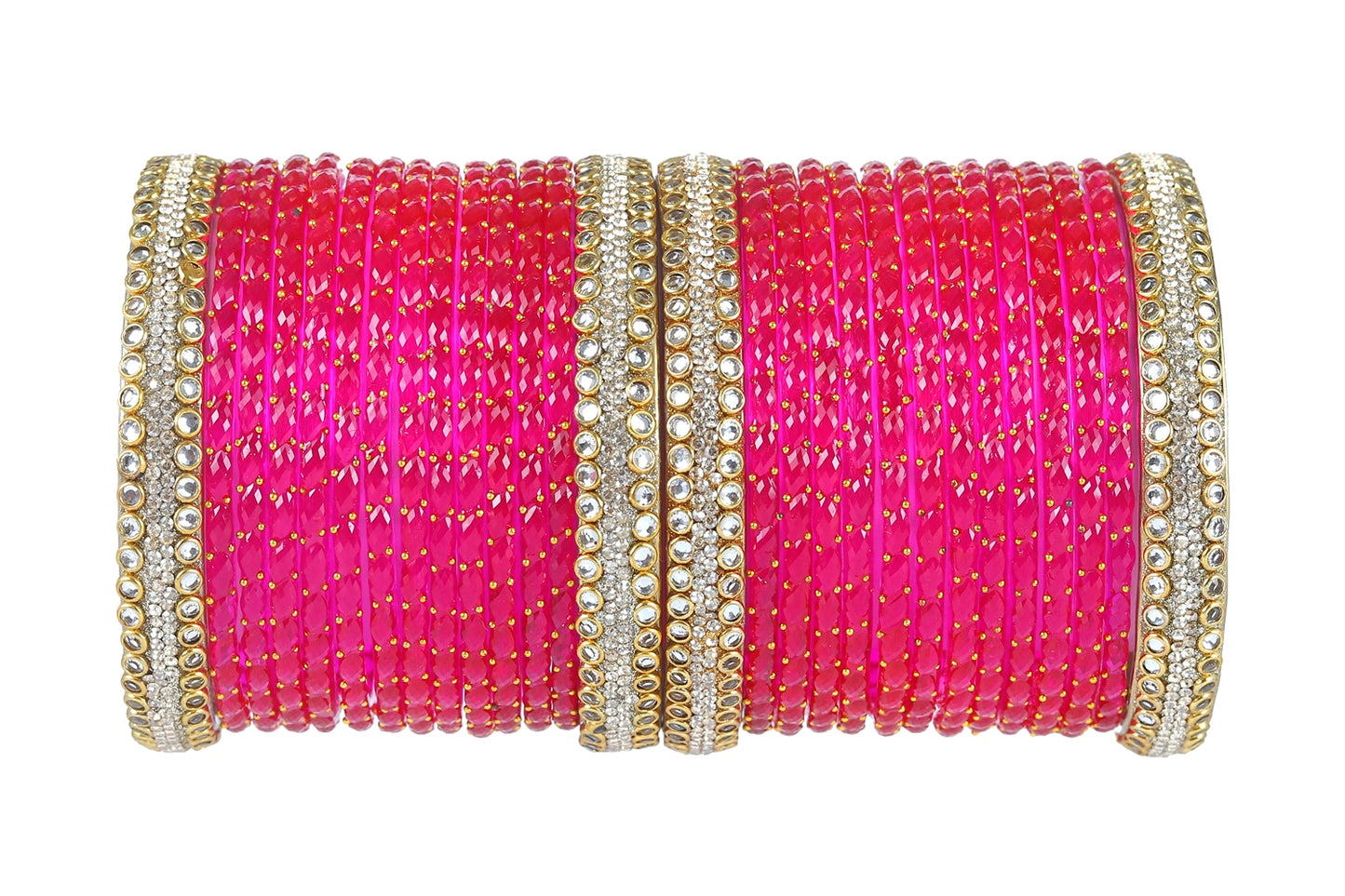 KOTTIAR CREATIONS ALL EYES ON YOUR HANDS Handcrafted Glass Bangle Set for Women – Bridal, Festival, & Party Wear – Traditional Indian Jewelry in Multiple Colors & Sizes (Pack of 28)