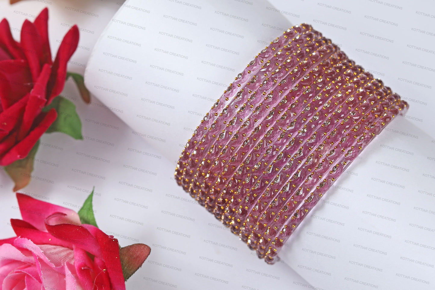 KOTTIAR CREATIONS Glass Bangles Set for Women - Pack of 12 | Traditional Indian Bangle Bracelets | Multi-Color Ethnic Jewelry | Handcrafted for Weddings, Festivals, & Gifts