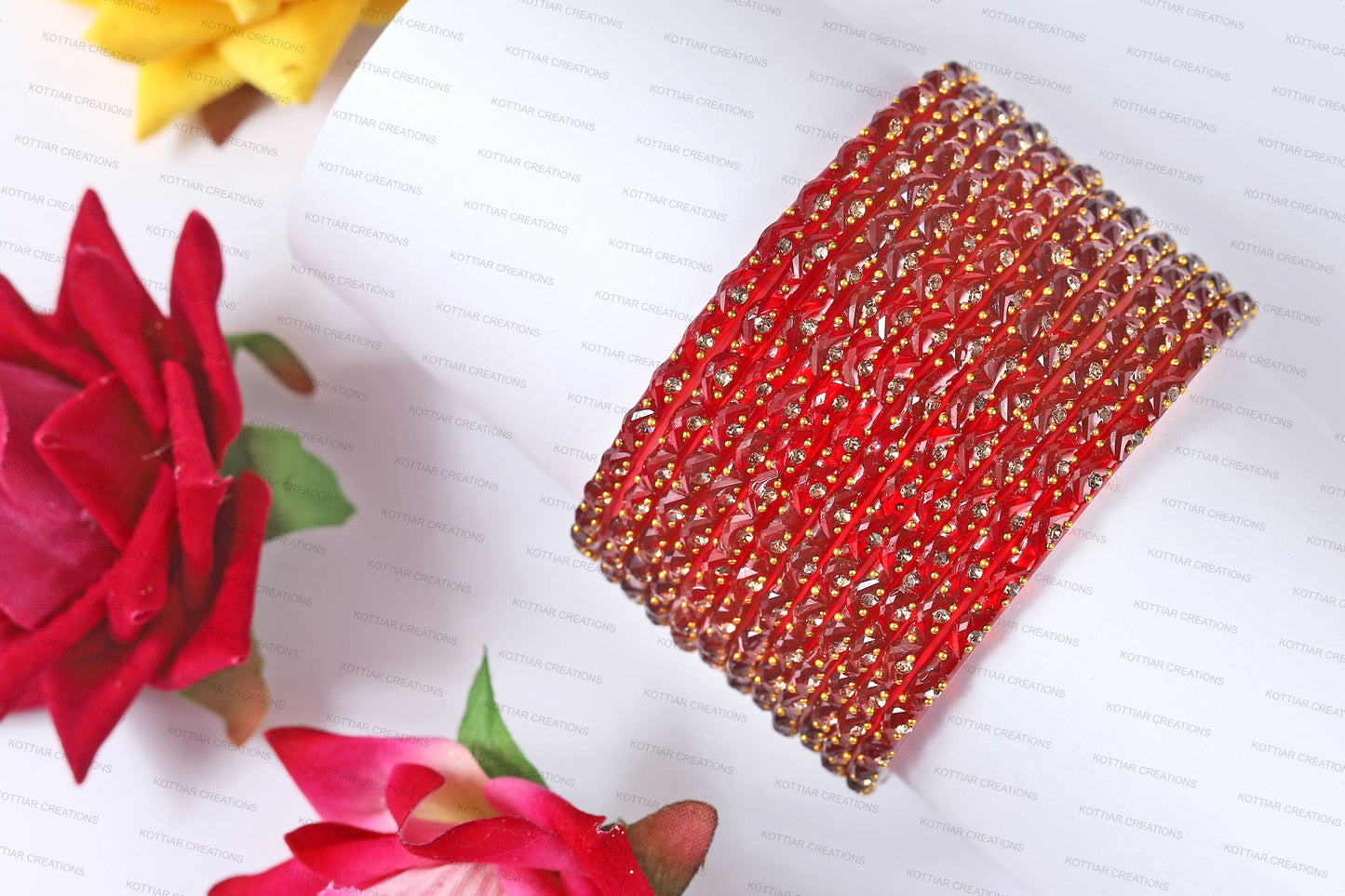 KOTTIAR CREATIONS Glass Bangles Set for Women - Pack of 12 | Traditional Indian Bangle Bracelets | Multi-Color Ethnic Jewelry | Handcrafted for Weddings, Festivals, & Gifts