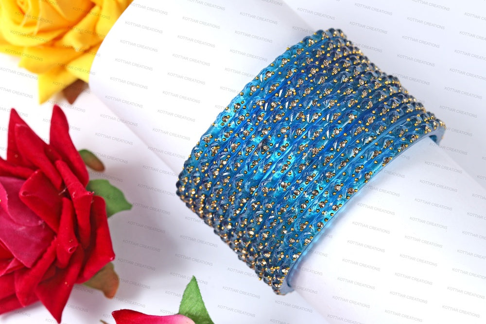 KOTTIAR CREATIONS Glass Bangles Set for Women - Pack of 12 | Traditional Indian Bangle Bracelets | Multi-Color Ethnic Jewelry | Handcrafted for Weddings, Festivals, & Gifts