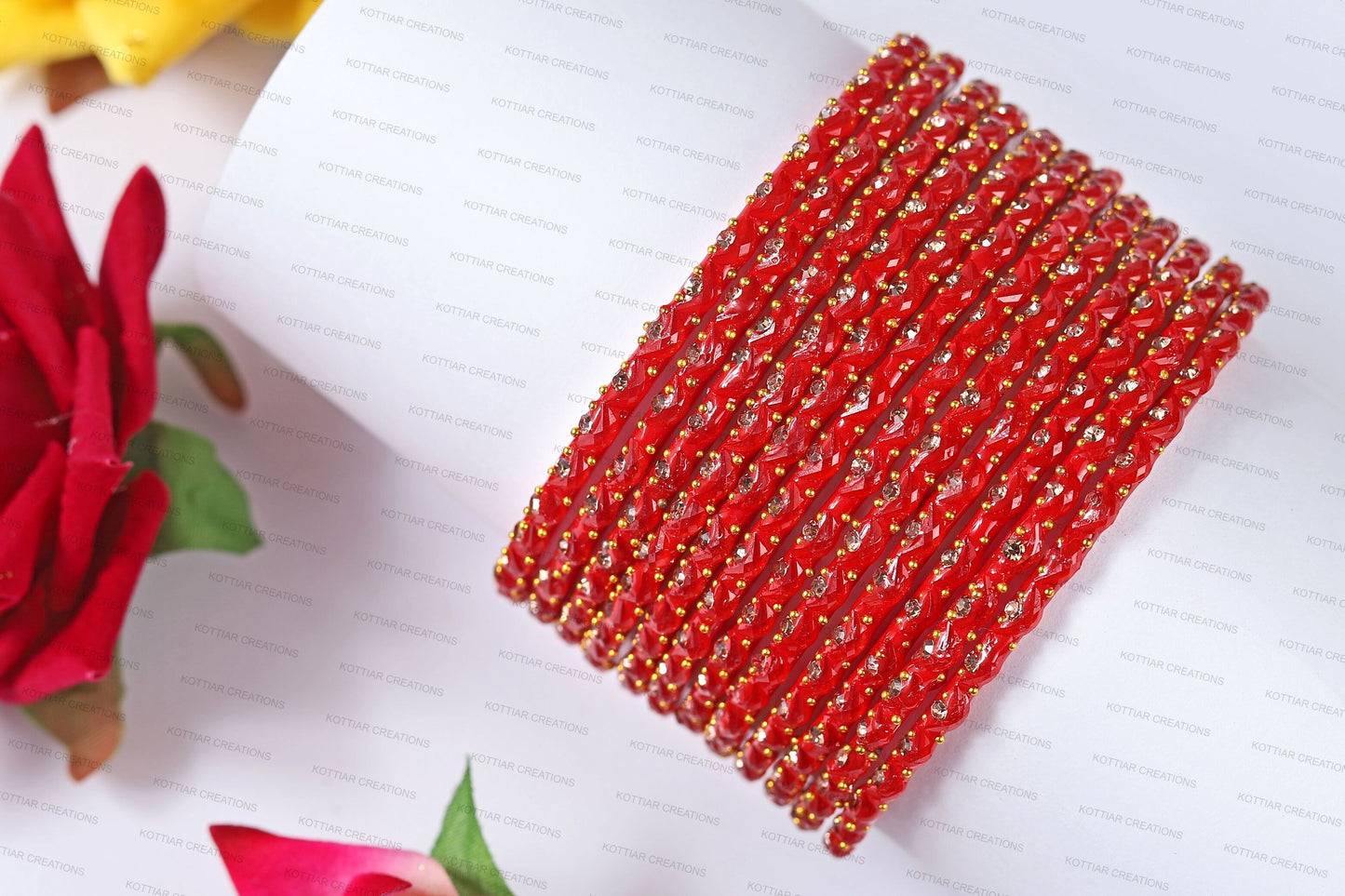 KOTTIAR CREATIONS Glass Bangles Set for Women - Pack of 12 | Traditional Indian Bangle Bracelets | Multi-Color Ethnic Jewelry | Handcrafted for Weddings, Festivals, & Gifts