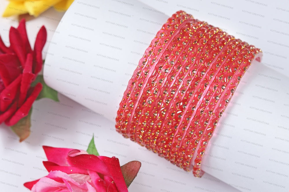 KOTTIAR CREATIONS Glass Bangles Set for Women - Pack of 12 | Traditional Indian Bangle Bracelets | Multi-Color Ethnic Jewelry | Handcrafted for Weddings, Festivals, & Gifts