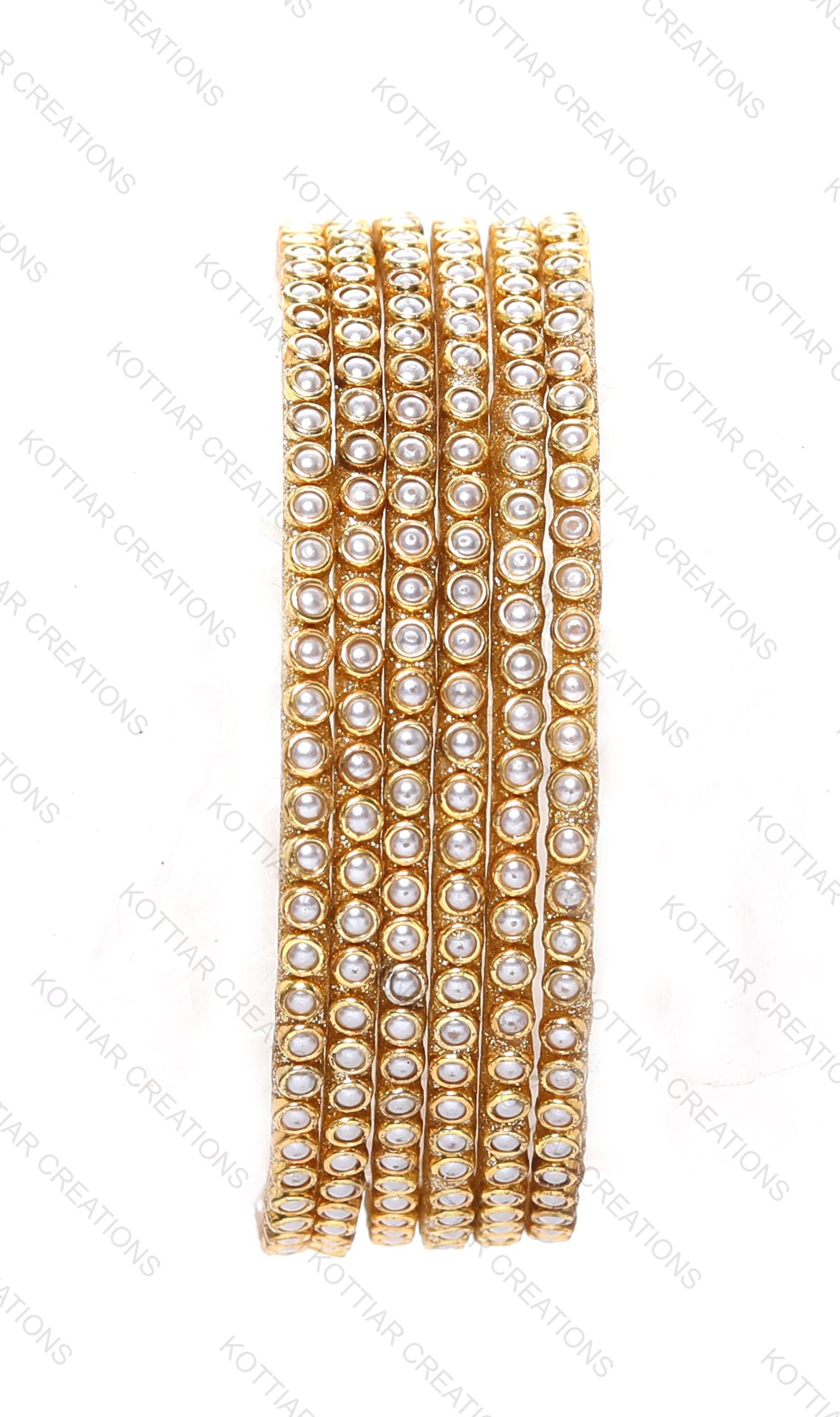 KOTTIAR CREATIONS ALL EYES ON YOUR HANDS Glass Bangles Set For Women and Girls With Kundan | Bangles For Women | Bangle Set | Glass Bangles For Women - Set of 12